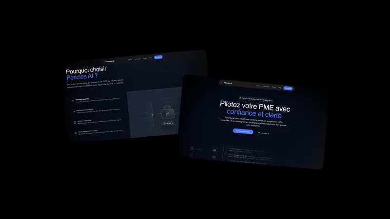 Projet Périclès AI — Landing Page Premium SaaS