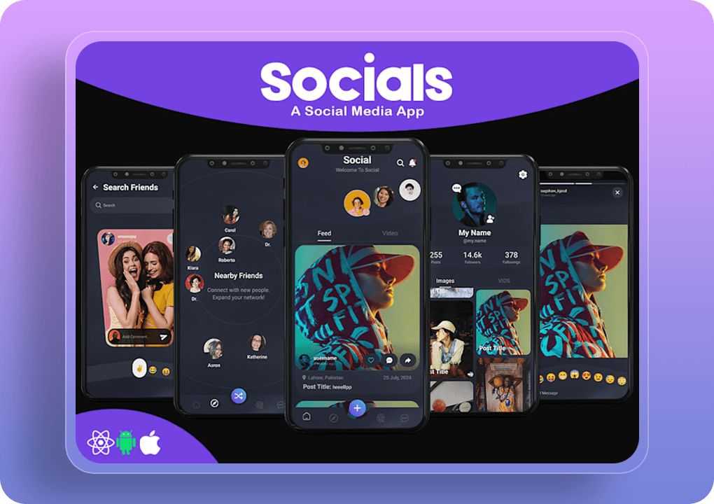 Proyecto Socials — Red social móvil en tiempo real
