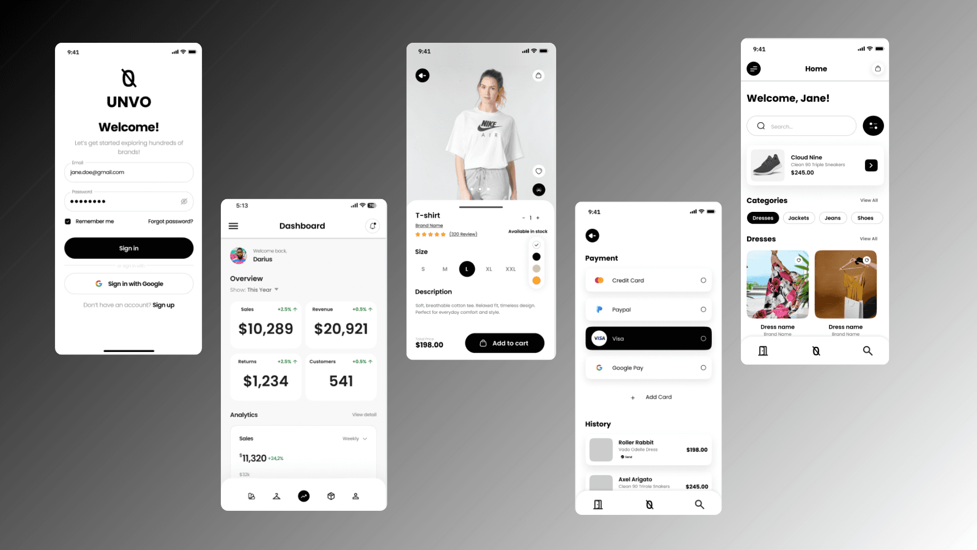 Projet Unvo — E-commerce mobile augmenté par IA
